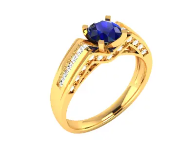 Women Ring  Render 3dm STL OBJ FBX Details 3D print model 421
