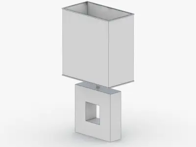 1398 - Table Lamp Low-poly 3D model