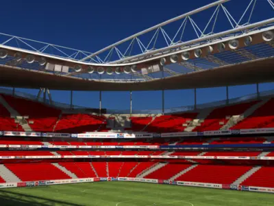 Soccer Stadium 3D model