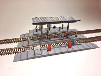 N Scale Fuel Depot 3D print model