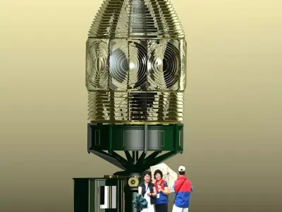 Fresnel Lens for Lighthouse 1st Oreder 3D model