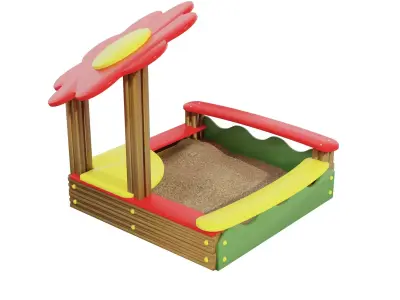 kids playground 01 Low-poly 3D model