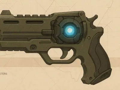 Spectrablade Low-poly 3D model