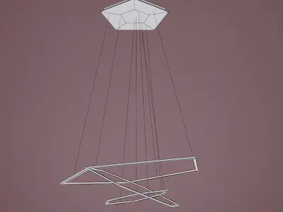 Contemporary Pendant Light 3D model