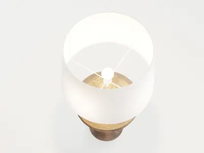 Wooden Lampshade 3D model