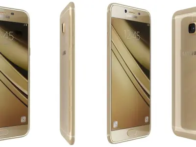 Samsung Galaxy C5 Gold 3D model
