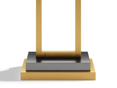 Black Table Lamp 3D model