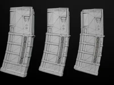 Magpul PMAG 30 AR Gen 3 Window Magazine Free low-poly 3D model
