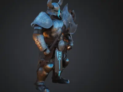 Runeblade Berserker 3D model