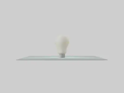 Cartoon Light Bulb model 3D model