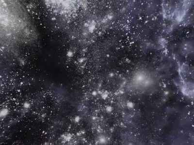 HDRI Panoramic Sky - 360 starfield - 02 Amazing cosmo Low-poly 3D model