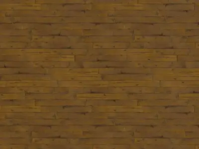 Rustic Weathered Oak Floorboards with Nail Detailing PBR Texture