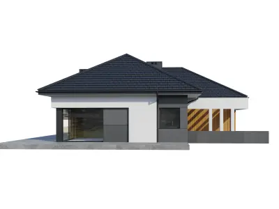 Modern house v98 3D model