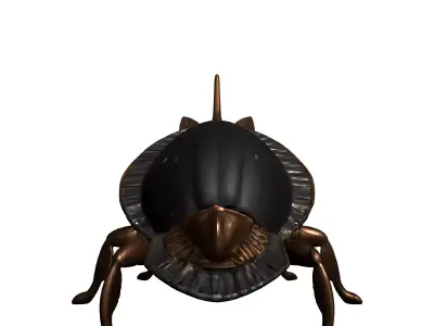 SciFi Armored Insect Creature Low-poly 3D model