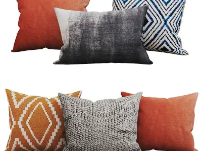 Decorative set pillow vol 2 3D model
