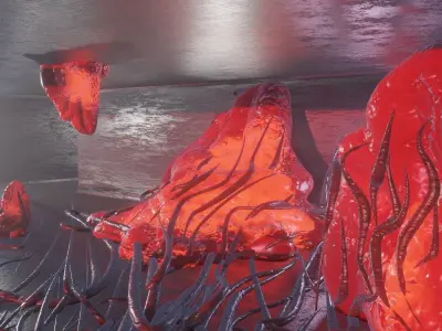 SCI FI Corridor 3D model