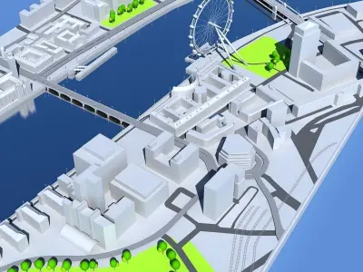 London 3D Map 3D model
