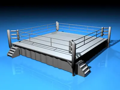 Boxing ring 3D model