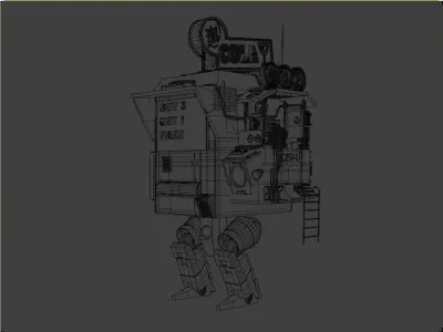 Sentient Cola Cart Vending Machine 3D model