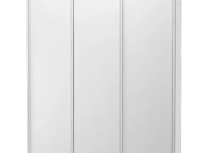 Wardrobe 3d model sliding doors ikea bedroom furniture sets home Low-poly 3D model