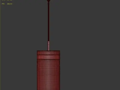 RAVELLE PENDANT BRONZE 3D model