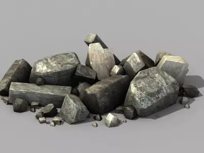War Corps - Stone 01 3D model