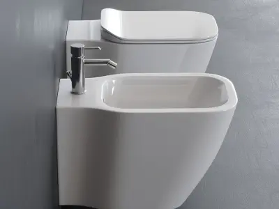 Noken ESSENCE-C Wall-Hung WC Low-poly 3D model