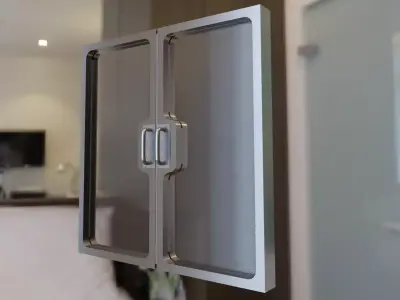Modern Door Asset Low-poly 3D model
