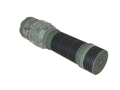 Tactical Flashlight 3D model