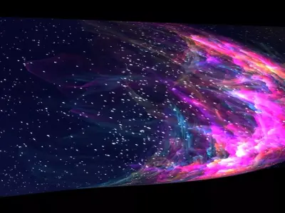 Cotton Candy Nebula 3D model