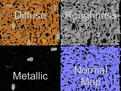 Wicker Pendant Lamp model pack with detailed textures Low-poly 3D model