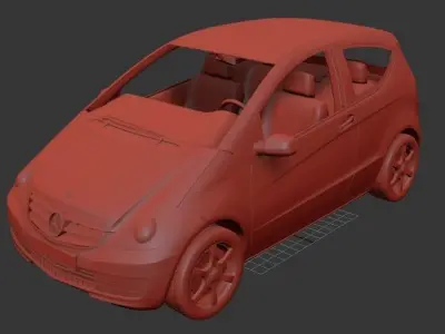 Mercedes Benz A class 3 door 2010 3D print model