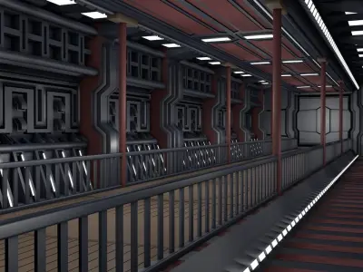 Sci Fi Scene  3D model