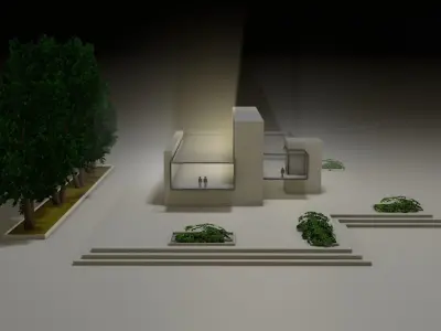 MODERN HOUSE 3D model 67