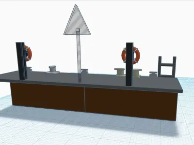 Scale H0 Port pack  3D print model