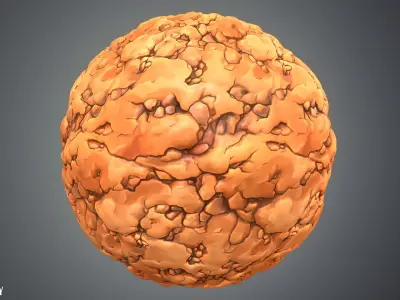 Stylized Cliffs Vol 29 - Hand Painted Texture Texture