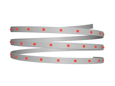 LED Strip Roll 3D model