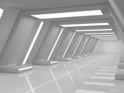 Sci Fi Warehouse 3D model