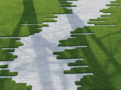 garden pathway 1 3D model