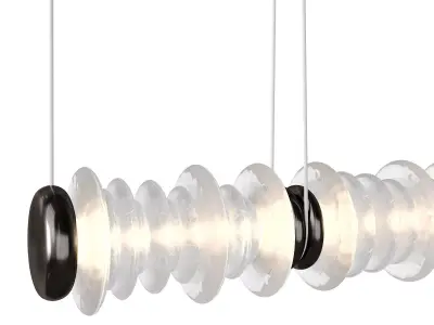 Cairn Linear LED Pendant light 3D model