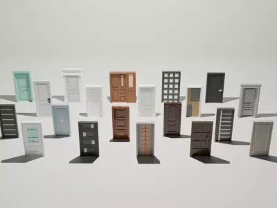 DOORS Low-poly 3D model buy