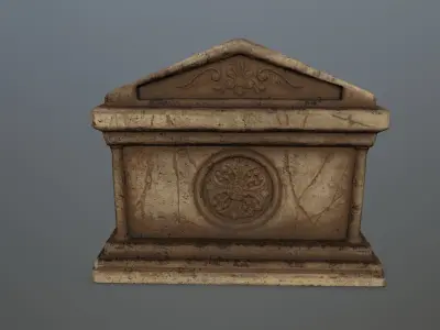 tomb 1 Low-poly 3D model
