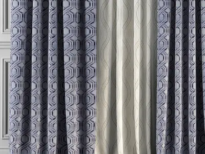Curtain Set 71 3D model