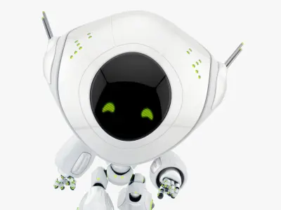 Pirate bot VI 3D model