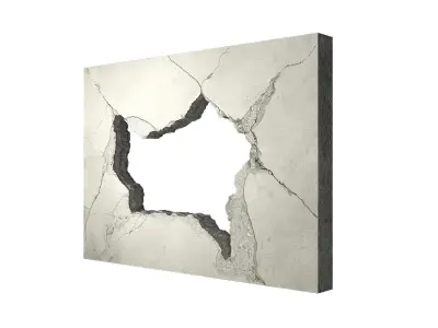 Hole in wall 3D model