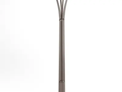 Lanscapeforms Concord  Bench Poe Litter Path Light Bike Rack 3D model