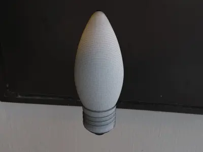 Candle Light Bulb 3D model