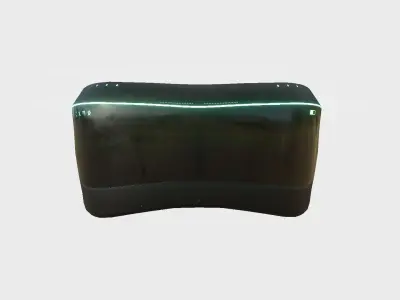 SciFi Glasses B01 Black Green - Character Design Fashion Low-poly 3D model