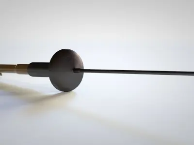 Simon Door Breach Rifle Grenade simple model Free low-poly 3D model