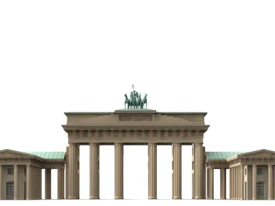 Brandenburg Gate Berlin 3D model